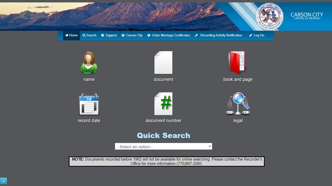 Landmark Web Official Records Search